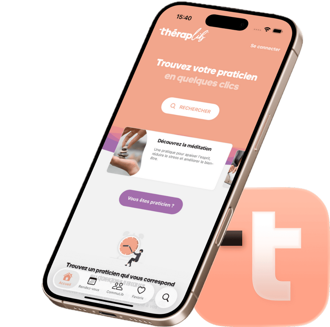 Aperçu de l'application ThérapLib